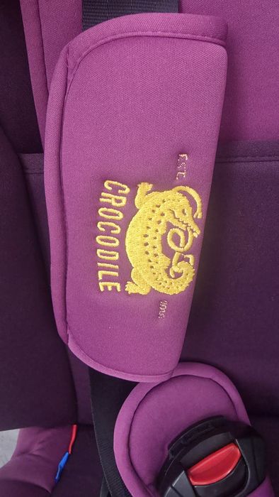 Scaun Auto Tweety Purple cu Isofix rotativ 360 grade Crocodile 0 36 kg baza neagra