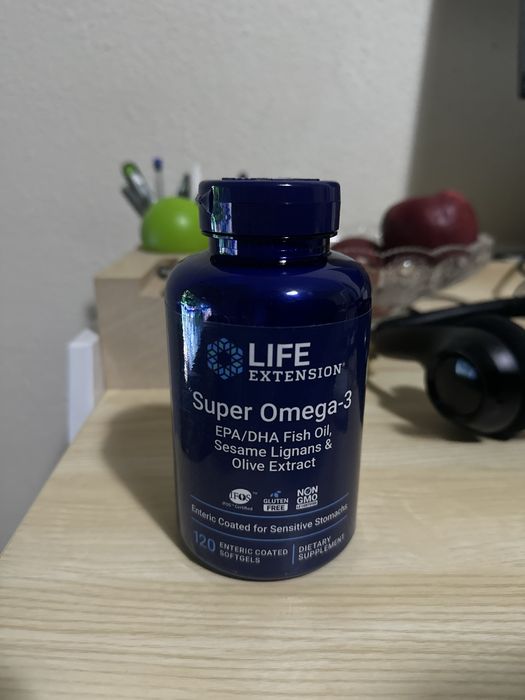 Ulei de peste Super Omega 3, Life Extension