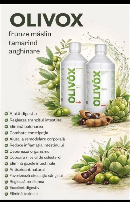 Olivox produs pentru sanatatea intestinelor