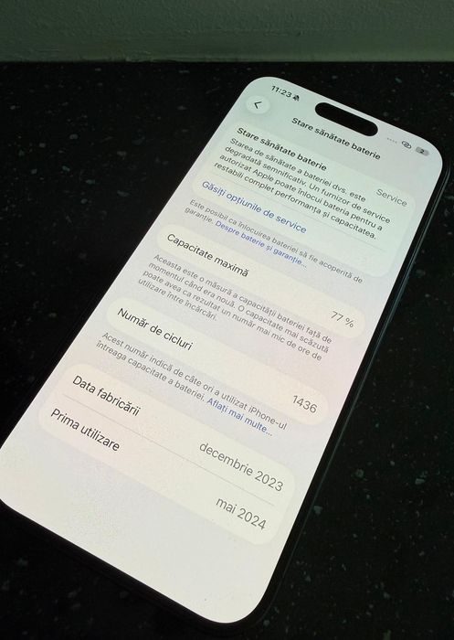 Iphone 15 Pro 256gb negru telefon iPhone
