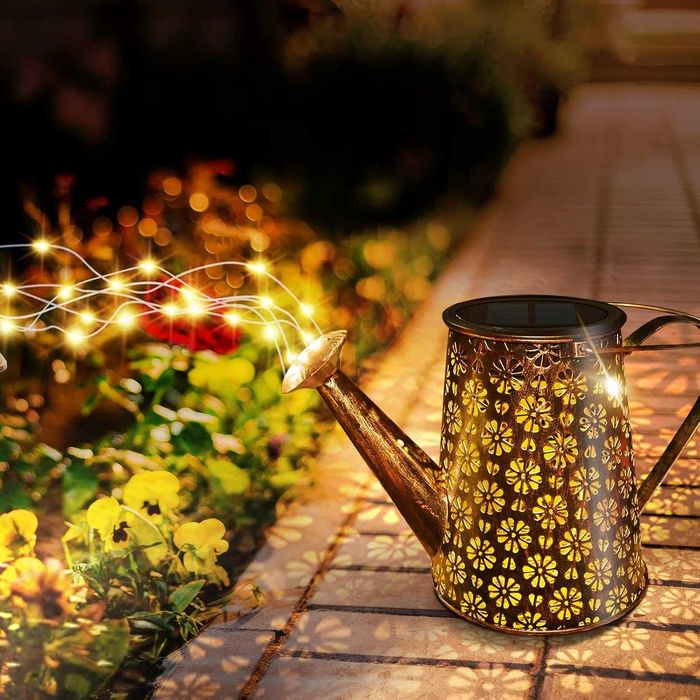 Соларна лампа ЛЕЙКА градинска LED водоустойчива декоративна ЛЕД лампи