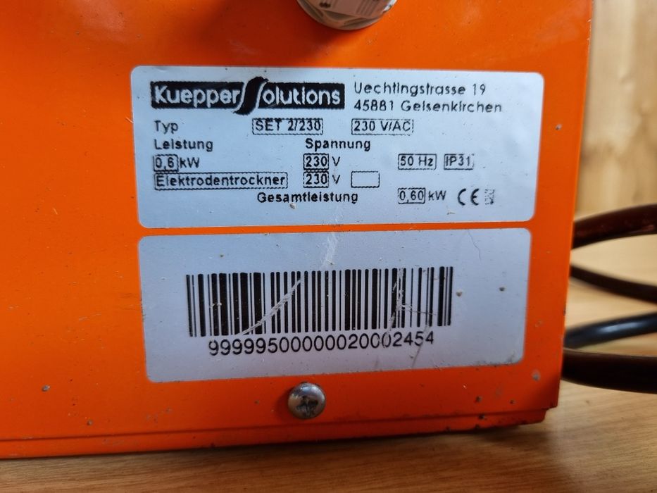 Uscator cuptor electric de electrozi Kueppers solution Set-2/230