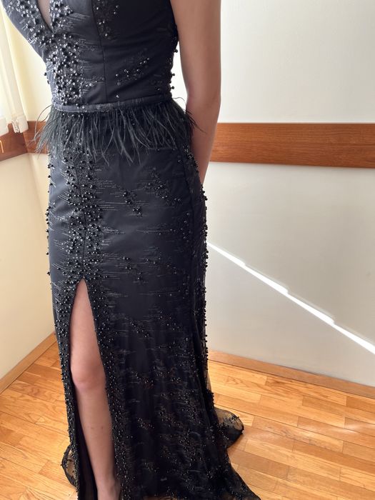 Нова/ не употребявана черна бална рокля