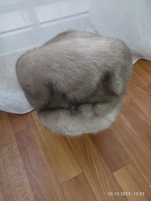 Шапка женская,норка , бу