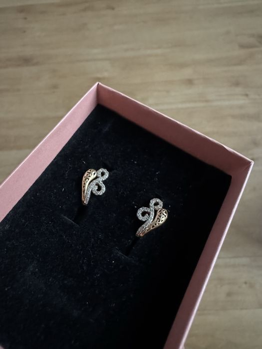 Серьги позолота