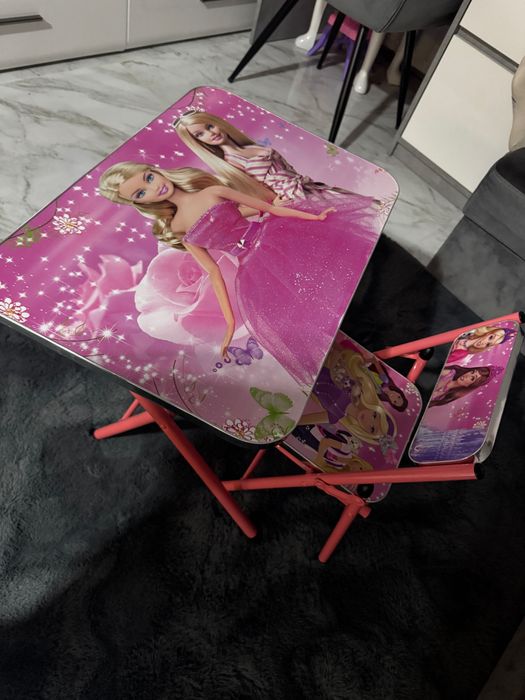 Детска маса и стол Барби