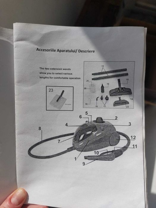 Mop/steam cleaner cu abur Jolta
