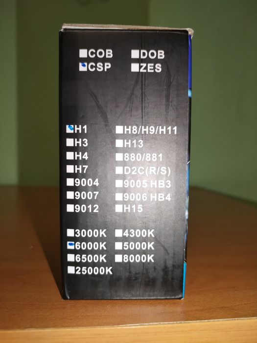 LED крушки H1, 6000K
