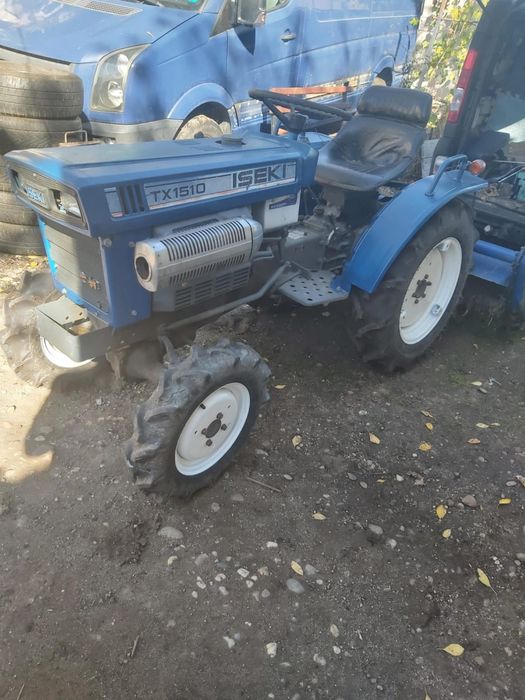 Tractor ISEKI TX1510 4x4 de 15cp cu freza si plug