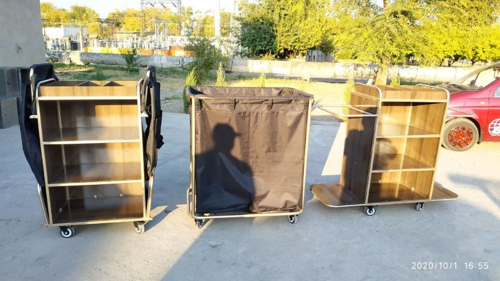 Тележка горничная для отеля, гостиницы