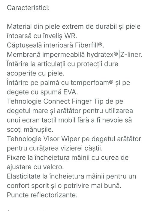 Mănuși moto Revit noi