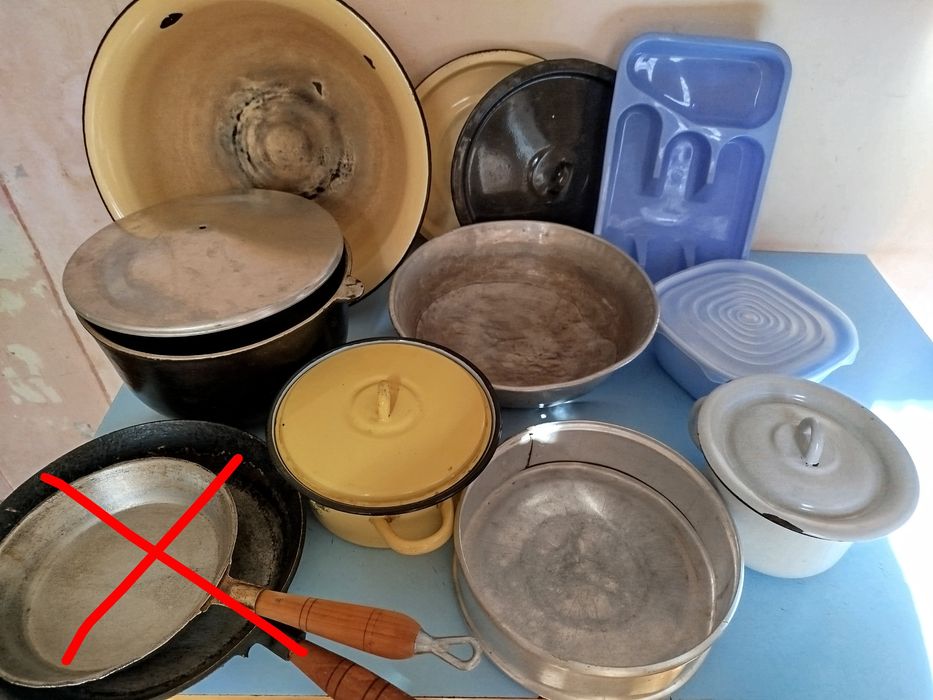 Кастрюля,казан,таз эмалированный,формы