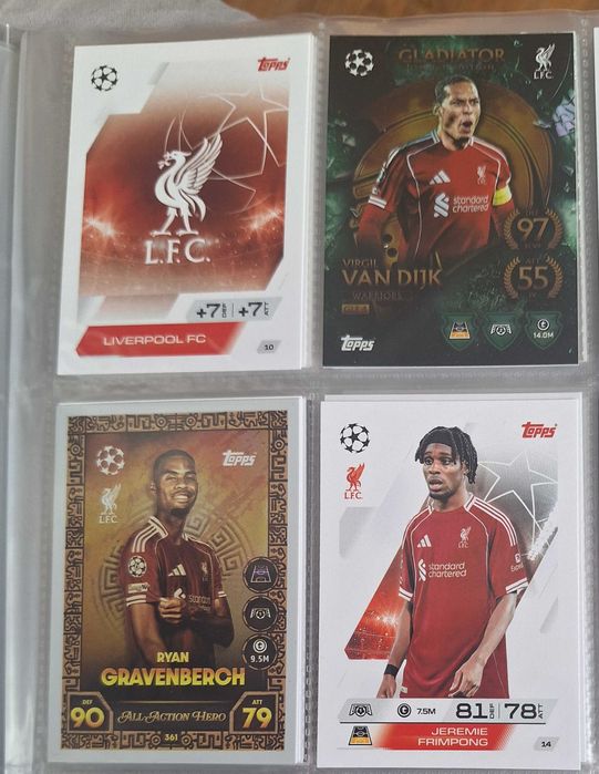 Topps match attax футболни карти