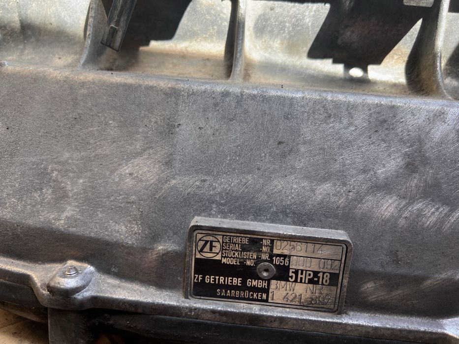 5hp18 черная бирка м60 BMW E38