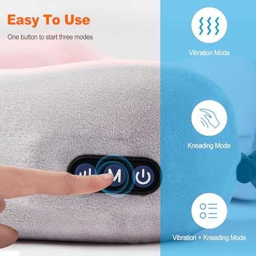 Масажна възглавница Ergocar Massage Pillow Neck Massager 15 мин