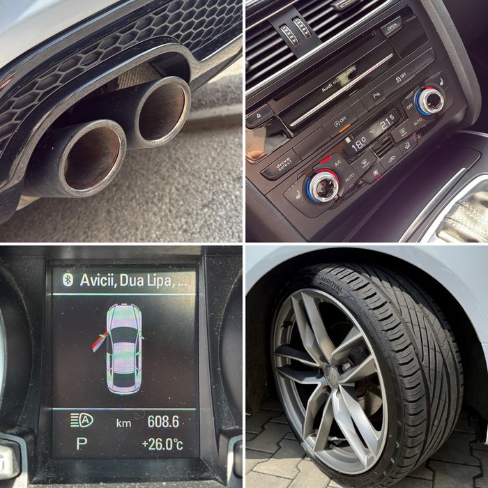 Audi A5 Competition • Quattro • Distronic • Trapă • alb perlat • 2.0 TDi - 190 CP • 06.2015