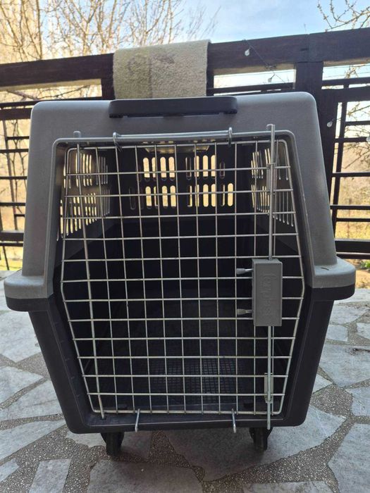 Кучешка Клетка за транспортиране с колела