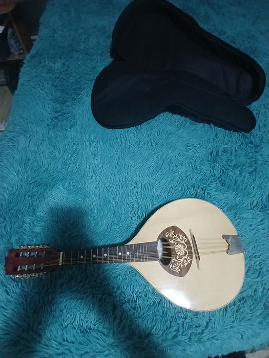 Vând mandolina portughez 1 +husa +2 penițe pentru cântat