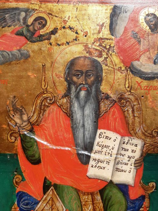 Стара икона Св.Харалампий 19век