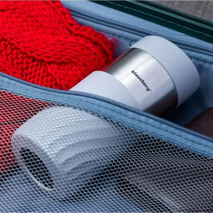 Cana termica, gri, 300 ml, termos, inox, Klausberg