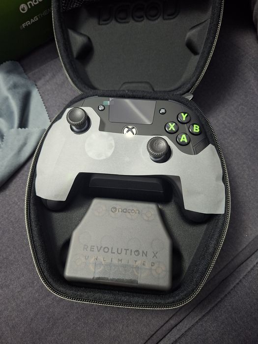 Controller fara fir, Nacon Revolution X Unlimited, Xbox Series X, S, Xbox One, PC, Hall-effekt, Negru