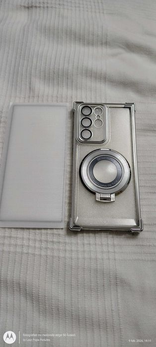 Husa plus Folie sticla Samsung Galaxy S22, S23 ultra