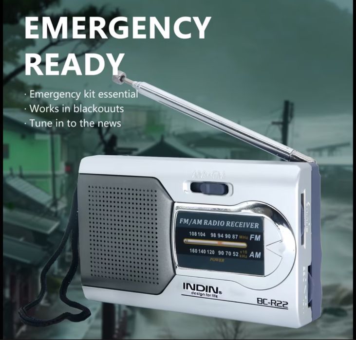 Radio portabil, AM/FM, alimentare cu baterie