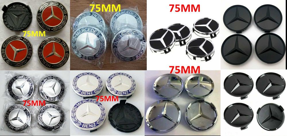 4 Capace jante Audi 60mm Mercedes 56,60,68,75mm. Noi!