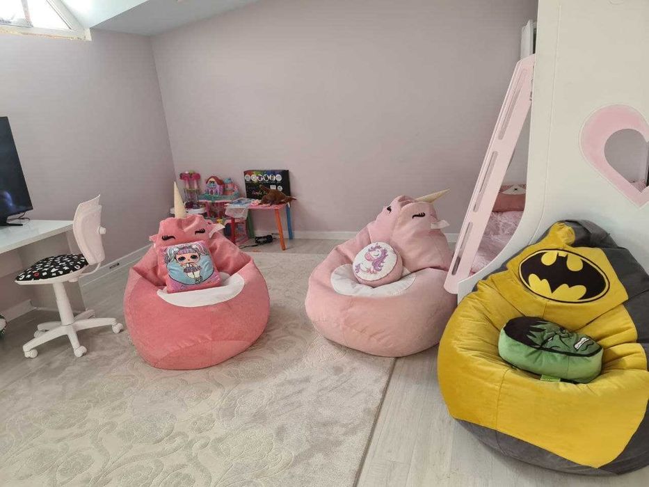 Бин-бэги, бинбеги, единороги binbeg, binbag Unicorn. beanbag