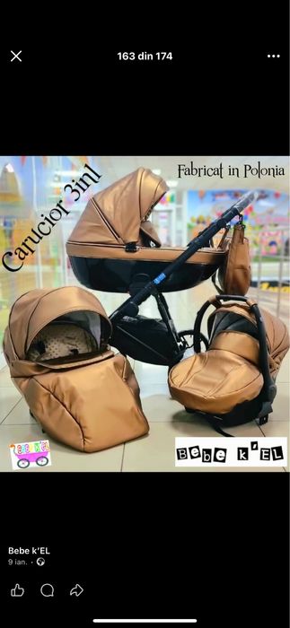 rucior 3 în 1 Bebe K’EL – folosit puțin – stare excelentă – Iași