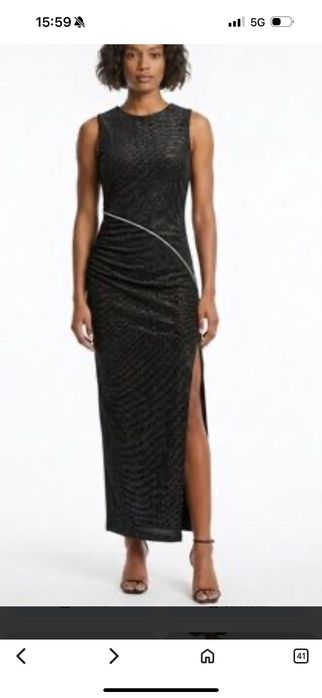 Rochie catifea Zara, nouă, cu etichetă