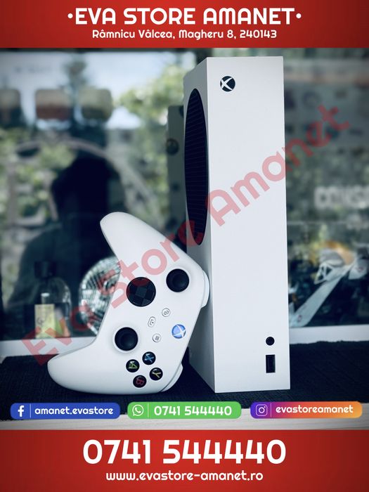 Consola Gaming Microsoft xBox Series S Stocare 512GB SSD 120 FPS HDR VRR Dolbi Vision Atmos DTS x Full Box