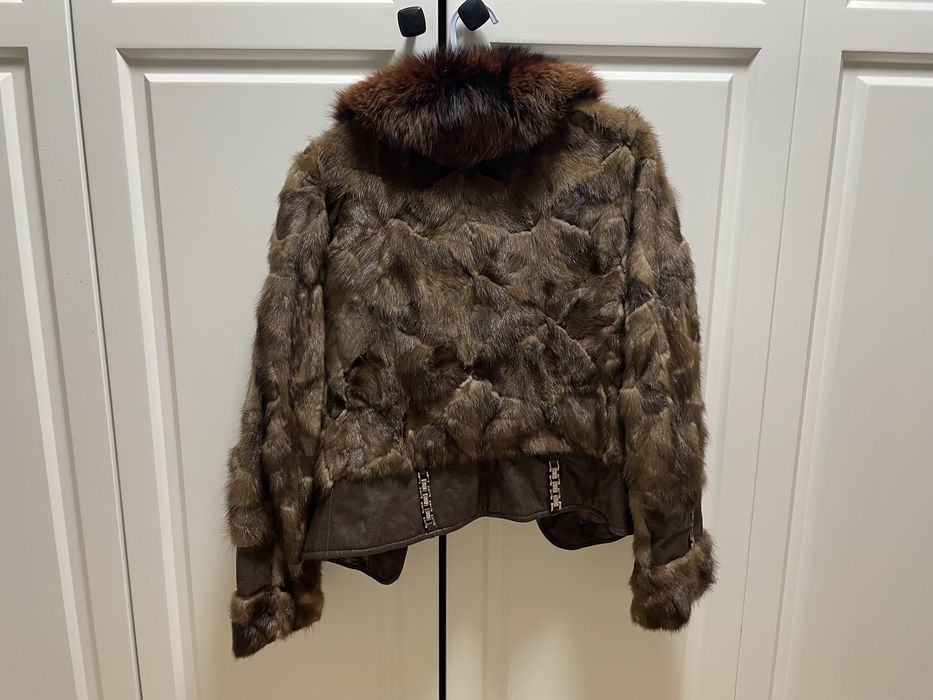 Шуба жакет теплая