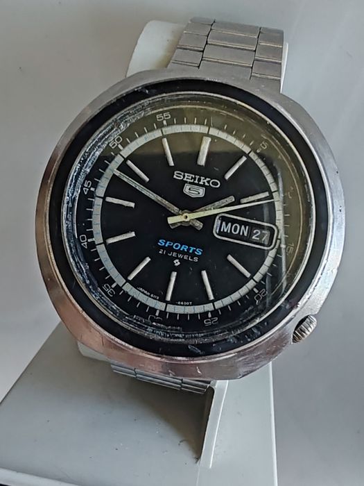 Ceas Seiko 5 Sports UFO 43 mm Funcționează excelent!