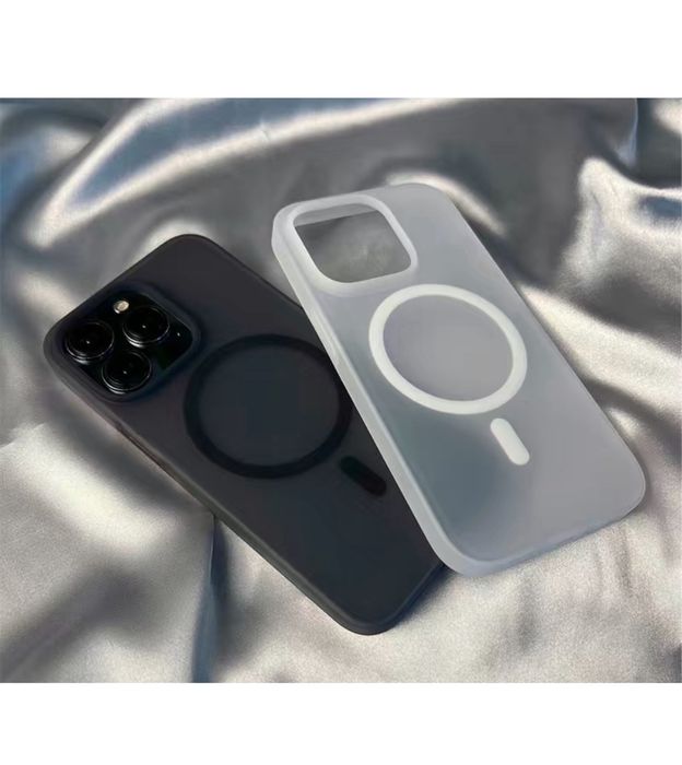 IPHONE 15/16/PRO/MAX/PLUS Husa Magsafe Frosted Case Semi Clara