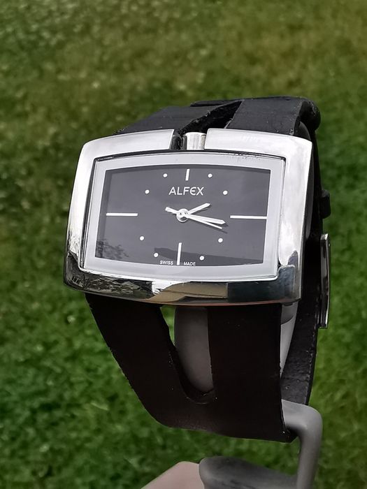 Ceas Alfex - Elvețian - Ronda 5 rubine - Dama - 28*38 mm