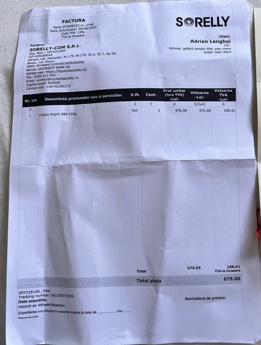 Lingou argint Nadir 100g