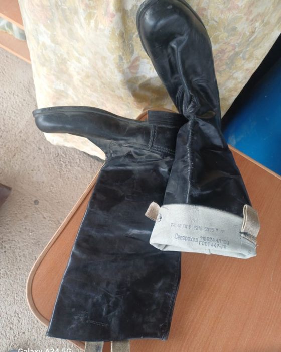 Обувь мужская сапоги хромовые