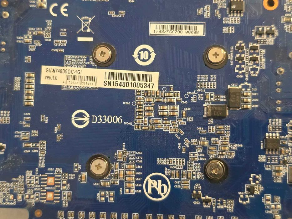 Placa video GIGABYTE GeForce GT 740 1GB GDDR5 128bit  rev 1.0