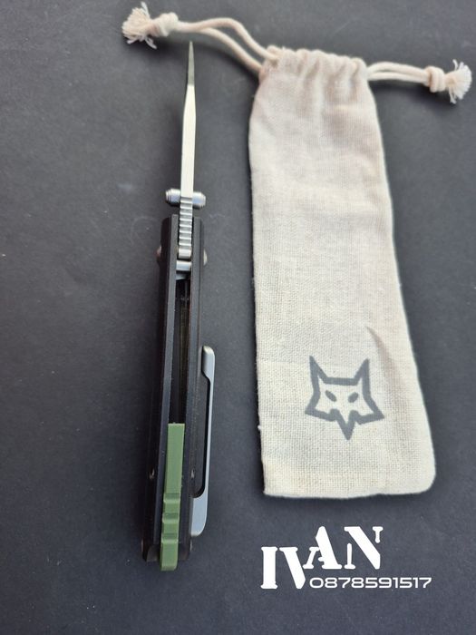 Сгъваем нож FOX-FX-523 Black G10