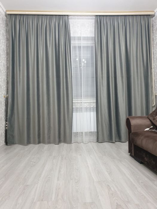 Графитовые шторы 2,5 м 2 шт
