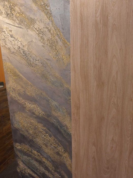 Aplic piatra sparta/pietra spaccata ,vopsea tip stucco, decorativa