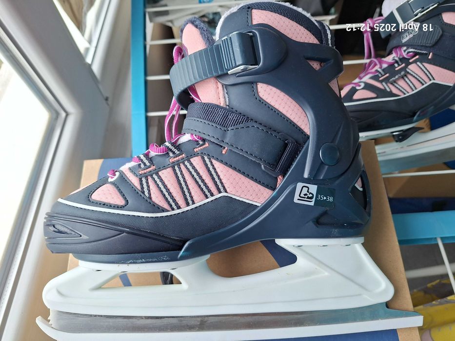 Patine gheata Oxelo FIT5 Junior Fete marime 35 - 37