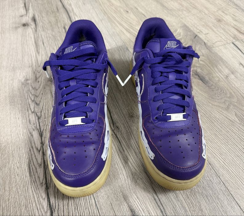 Nike Air Force 1 Low '07 QS Purple Skeleton Halloween (2021)