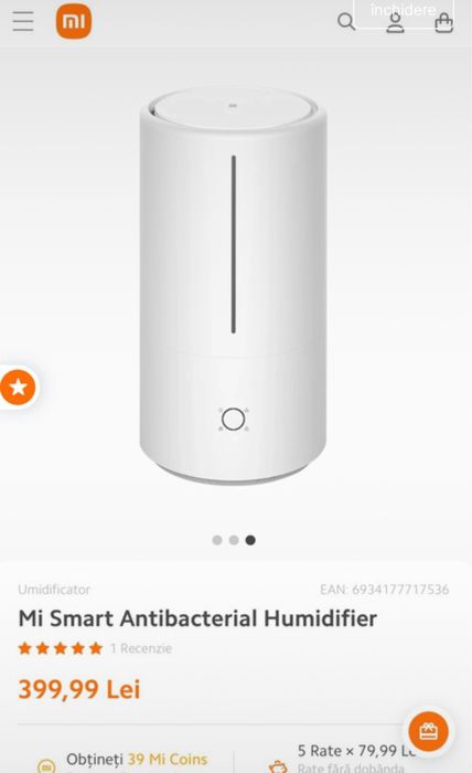 Umidificator Xiaomi