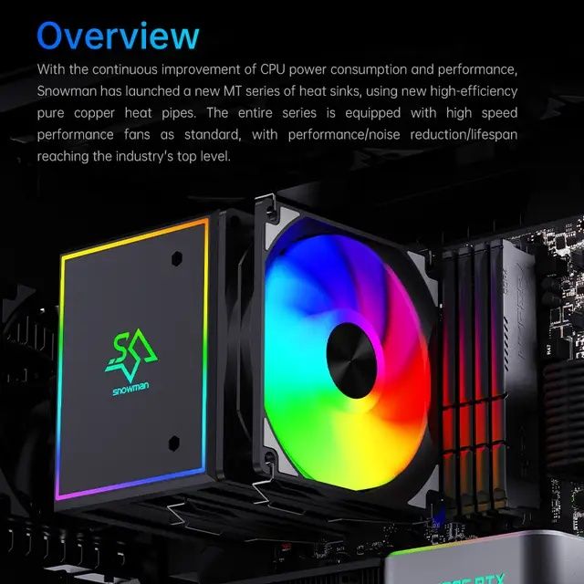 Кулер для процессора  SNOWMAN MT 660