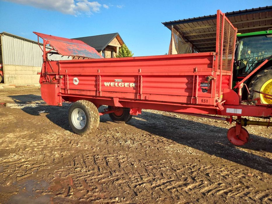 Mig gunoi, remorca de imprastiat gunoi de grajd 4 tone si 6.5 tone