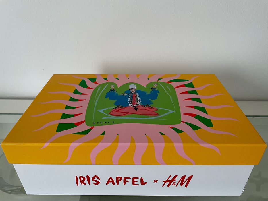 Papuci/Pantofi H&M Iris Apfel primavara 2022, turcoaz, EU 41, noi!