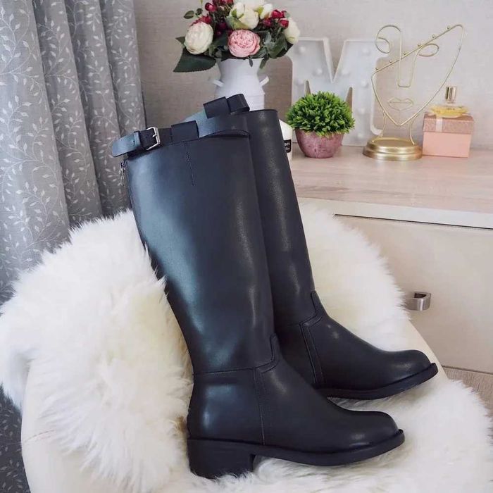 Сапоги демисезонные экокожа