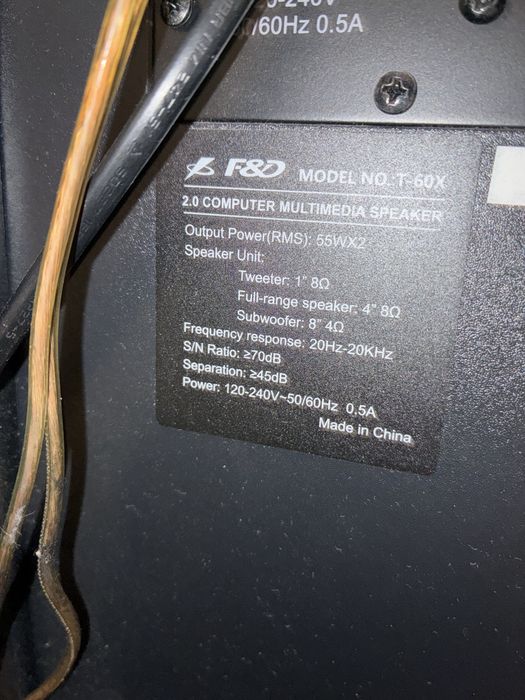 Fenda T60X аудио система